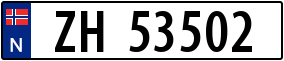 Truck License Plate